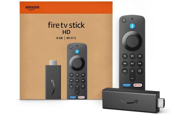 Amazon Fire TV Stick HD (newest model), free and live TV, Alexa Voice Remote, smart home controls, HD streaming